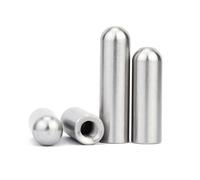 Chanfreinage Acier au carbone plat Cylindrique, Goupilles à tête ronde filetées intérieures en acier inoxydable 304, M3-M6, 4-5 x 10-50 mm, lot de 5 ou 10(10pcs 4x30xM3)