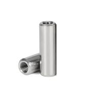 Chanfreinage Acier au carbone plat Cylindrique, Goupilles cylindriques à filetage intérieur GB120 Φ3-12 mm M3-6 30-60 mm Acier inoxydable 304 Lot de 12(60mm,D10 M6 (2pcs))