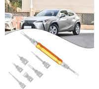 CHANG QI Double extrémité Pin Extractor Outil d'extraction de broches électriques(8pcs), Outil de démontage des bornes avec embouts de remplacement, adapté aux connecteurs AMP/Delphi/Molex/Bosch