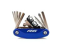 CHANGBOY Jeu De Tournevis Pour YAM&AHA YZFR3 YZFR1 YZFR6 YZF R25 YZF R1 R3 R6 R7 R125 R25 R15(Blue)