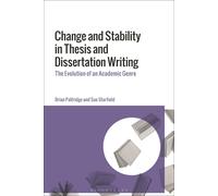 Change And Stability In Thesis And Dissertation Writing