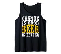 Change is Good Beer is Better Humour Western Drôle Débardeur