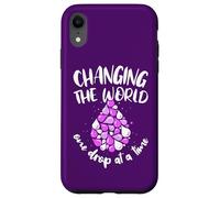 Change The World One Drop At A Time Oil Lover Coque pour iPhone XR