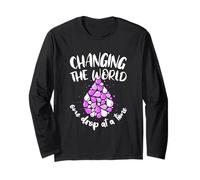 Change The World One Drop At A Time Oil Lover Manche Longue