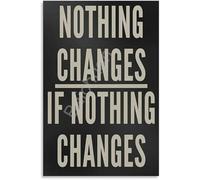 Change Your Habits Quote Poster Self Improvement Decor