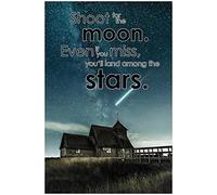 Change Your Words Change Your Mindset Poster - Fixed vs Growth Mindset Chart, Educational Classroom Wall Decor for Teachers and Students(Framed,08x12inch(20x30cm))