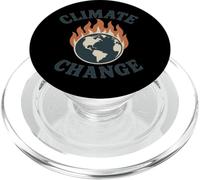 Changement Climatique Terre brûlante Planète PopSockets PopGrip pour MagSafe