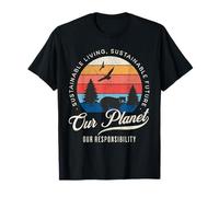 Changement Climatique Vivre Durable Journée de la Terre T-Shirt