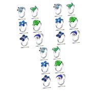Changement de couleurs de dessins anneaux de doigt pour les bijoux thermochromiques présents pour les festivals et les fêtes de jolies conceptions d'animaux reflétant les changements de