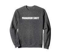 Changement de paradigme Sweatshirt, Unisexe pour Adultes, Chiné Foncé, L