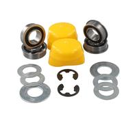 Changement de roue avant de tondeuse à gazon vers un nouveau système de roulement avec ce kit de conversion de bague pour tracteurs