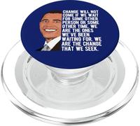 Changement de Slogan de Barack Obama Obama PopSockets PopGrip pour MagSafe