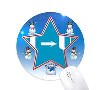 changement père père future croissance bonhomme de neige, tapis de souris série star mat