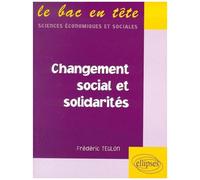 Changement Social Et Solidarités