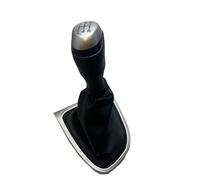 Changement Vitesse Pommeau Levier Pour Clio 4 IV MK4 12-19 LHD 5/6 Vitesses Levier Changement Tête Boîte Cache-poussière Pommeau Vitesse Soufflet Housse Protection Accessoires(Matt 5 Speed)