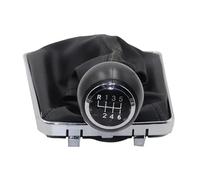 Changement Vitesse Pommeau Levier Pour Opel Pour Astra H 1.6 2004 2005 2006 2007 2008 2009 2010 Soufflet De Boîte De Vitesses Poignées De Levier Couvercle Accessoires(R123456 black line)