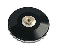 Changements rapides 100 mm Coussin de sécurité Adaptateur 4 pouces Base en aluminium Outil de polissage de pierre humide M14 5/8-11 Double filetage Pièces d'outils de polissage de pierre lourdes