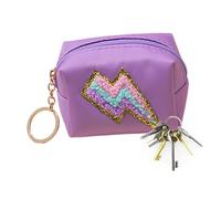 Changer de porte-monnaie pour pièce de monnaie, porte-monnaie pour femme | Doté d'un motif de broderie unique, porte-clés mignon pour pochette de pièces de monnaie - Porte-clés de sac mignon polyvalen
