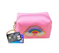 Changer de Porte-Monnaie pour pièce de Monnaie, Porte-Monnaie pour Femme, Doté d'un Motif de Broderie Unique, Porte-clés Mignon pour Pochette de pièces de Monnaie, Porte-Monnaie étanche Polyvalent