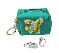 Changer de porte-monnaie pour pièce de monnaie, porte-monnaie pour femme,Doté d'un motif de broderie unique, porte-clés mignon pour pochette de pièces de monnaie | Porte-monnaie étanche polyvalent