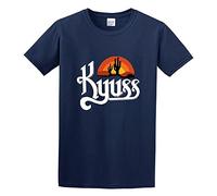CHANGER Kyuss Logo Metal Band Music O Neck Men T Shirt L, Navy