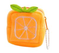 Changer Le Portefeuille à Fermeture éclair en Forme de Fruit Porte-Monnaie pour Adolescent Enfant à clés Portefeuille à Monnaie Petit Casque Pochette clé matériel en Peluche de Haute qualité