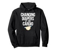 Changer Les Couches est ma Vie Cardio parentale Sweat à Capuche