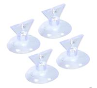 Changeur Ampoule SOURCING MAP 35mm Diamètre Ventouse Lumière Lampe Remplacement Outil pour GU10 MR16 Ampoules Transparent PVC 4Pcs