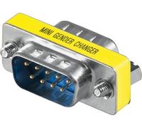 Changeur de genre 2x D-Sub mâle 9 pôles