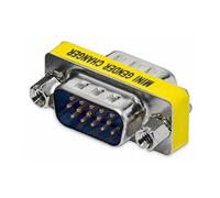 Changeur de genre VGA - Slim - Coupleur HD15 vers HD15 - Inverseur de genre VGA - M/M - Câble VGA - HD-15 (VGA) (M) pour HD-15 (VGA) (M) - pour