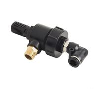 Changeur de pneu - Accessoire de valve coudée d'échappement rapide, décharge d'air à sens unique pour équilibreur de roue automobile et réparation de pneus, compatible avec les variantes de type A/B/C