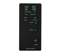 Changeur de voix avec sept effets sonores pour téléphone portable, ordinateur et console de jeu, appareil modificateur audio ABS portable, couleur noire