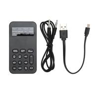 Changeur de Voix, Dispositif de changeur de Voix Portable alimenté par Batterie ABS Micro USB 8 Effets sonores Machine de mixage de Jeu pour appels téléphoniques, Jeux, Ordinateur