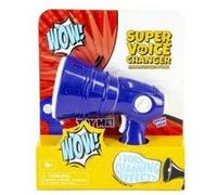 Changeur de voix enfant 3 effets sonores - jouet megaphone multi voix - modificateur transformateur - set jeu imitation et carte