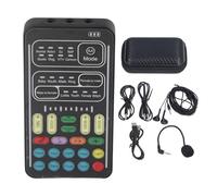 Changeur de Voix, Mini Carte Son d'enregistrement Portable avec Machine à Effets Multifonctions Sonores, Changeur de Voix de Cri, Changeur de Voix Halloween pour Ordinateur