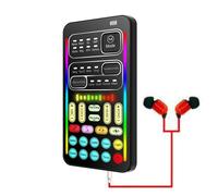 Changeur de voix - Mini carte sonore portable, outil d'alter vocale à 8 effets | Convertisseur Multifonction Voicee pour ordinateur, utilisation des tablettes, gadget léger pour le chat en ligne, l'en