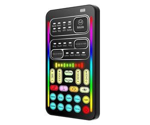 Changeur de voix - Mini cartes son - Effets vocaux - Diffusion de maladies vocales portables - Appels - Modificateur vocal - Boîtier de modification vocale - Ordinateur portable et carte de son