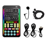 Changeur de voix portable,changeur de voix pour microphone portable, simulateur de voix multifonctionnel,mini changeur de voix