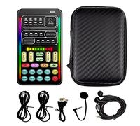Changeur de voix portable, microphone portable avec effets sonores multifonctionnels, mini appareil de changement de voix pour téléphone portable, PC, ordinateurs portables, PS4, Xbox One