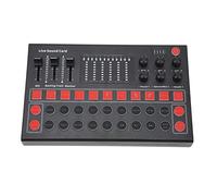 Changeur de Voix Portable, Reconnaissance Automatique du Son Régulation de tonalité électronique Carte Son en Direct Changeur de Voix pour la Diffusion en Direct