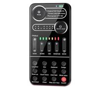 Changeur de Voix pour XboxOne Phone, Bluetooth 5.3 Portable Microphone de Poche Changeur de Voix Disguiser Modulator, Mini Carte Son en Direct pour Les Jeux en