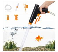changeur d'eau,Aspirateur de Boues d'Aquarium,3 in 1Nettoyeur de Sol d'Aquarium Kit de Nettoyage de Gravier d'Aquarium