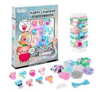 Changeurs de charmes Basic Fun Fashion Angels - Kit de bijoux Axolotl League pour filles - DIY colliers et bracelets avec charmes Axolotl, Donuts & Heishi Beads - Cadeau créatif 6+ ans