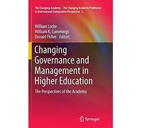 Changing Governance And Management In Higher Education