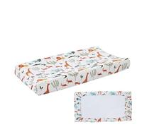 Changing Mat Anti Roll - Changing Pad Cover | Cotton Soft Breathable Chânging Table Cover Waterproof | Mignon Print Patterns Diaper Changîng Table Covers & Pads | Portable Nappy Changîng Mat