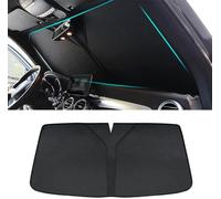 CHANGJQS Pare Soleil Brise Avant de Voiture, pour Chevrolet Spark 2009-2015 Intérieur Auto Protecteur UV, Compact et Facile à Installer