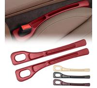 CHANGKAIFA 2 Pièces Siège de Voiture Gap Filler pour Nissan Pulsar C12 2013-2018, Voiture Gap Filler Pad,Bande de Remplissage D'espace de Siège de Voiture,Red