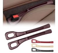 CHANGKAIFA 2 Pièces Siège de Voiture Gap Filler pour Nissan Pulsar C12 2013-2018, Voiture Gap Filler Pad,Bande de Remplissage D'espace de Siège de Voiture,Brown