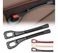 CHANGKAIFA 2 Pièces Siège de Voiture Gap Filler pour Skoda Citigo e iV 1 (I) Facelift I 2019-2020, Voiture Gap Filler Pad,Bande de Remplissage D'espace de Siège de Voiture,Black