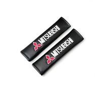 CHANGKAIFA 2 Pièces Voiture Protège Ceinture de Sécurité Coussin pour Mitsubishi Space Star 2nd Gen 2017-2024, Cuir Coussinets D'Epaule pour Protéger Cou Epaules